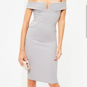 Bardot bodycon dress